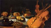 still life with musical instruments